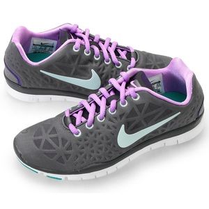 Nike Free TR Fit 3 Sneakers Purple Teal Grey
